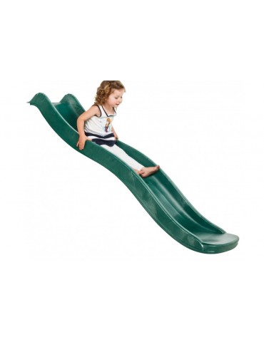 Plastic slide for 900 mm high deck GREEN Slide  (1.75m) Tweeb